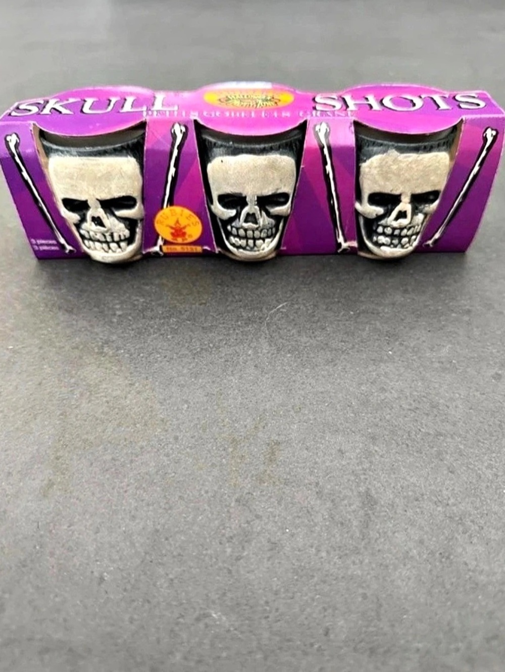 Rubies Skull Shots Shot Glass Set Purple & Black